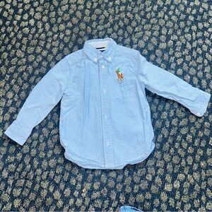 Polo by Ralph Lauren Light Blue Kids Button-Down Shirt